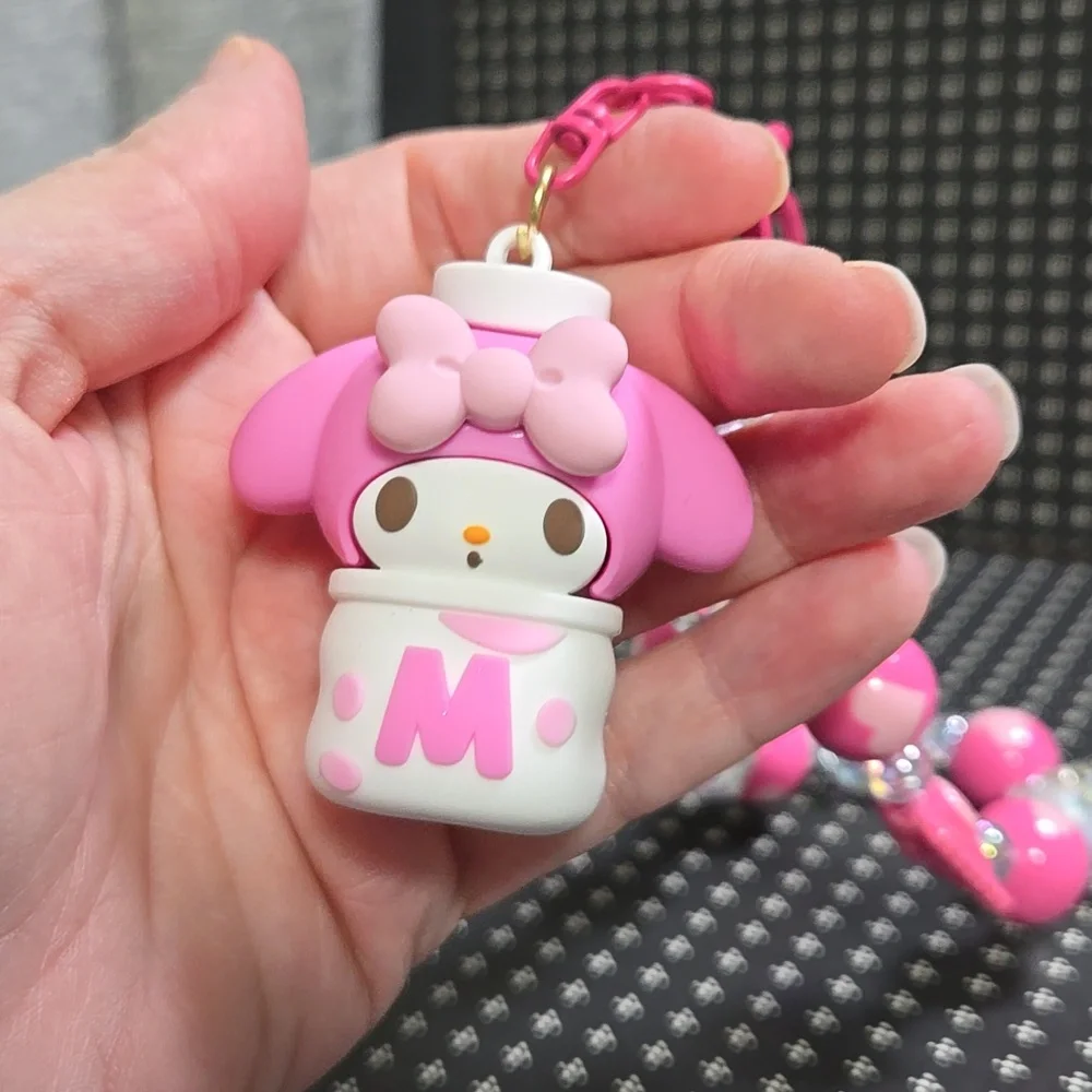 My Melody Pink Bundle, Bag Charms, Pens, Lip Balm 11 Piece Set NWT